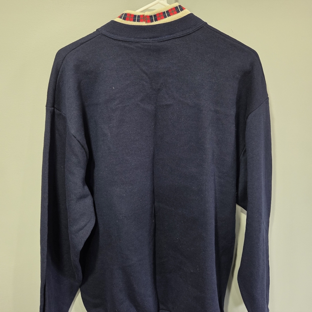 New With Tags 80s 90s Jerzees Golf Embroided "Birdies" Sweater Colorful Large - Picture 8 of 8